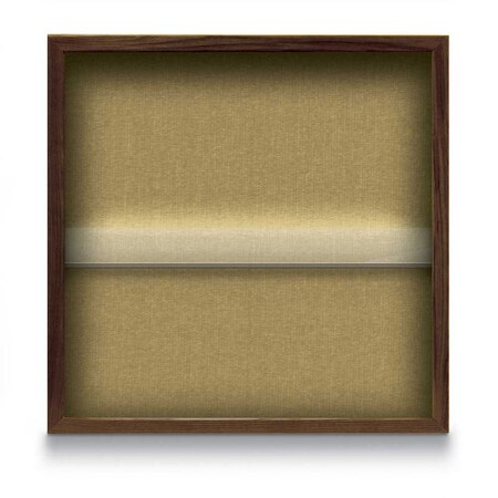 United Visual Products Outdoor Enclosed Combo Board, 48"x36", Satin Frame/Black & Medium Grey UVCB4836OD-BLACK-MEDGRY